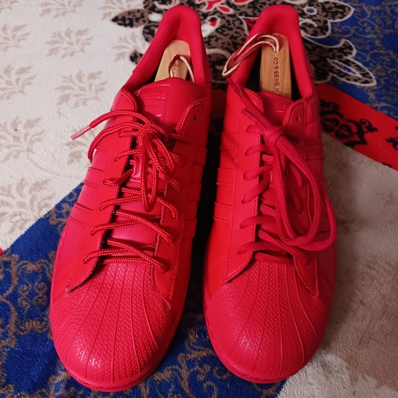 adidas Other - Adidas X Pharell Williams Streetwear Color Pack Red Equality Shoes Size 11.5 Men